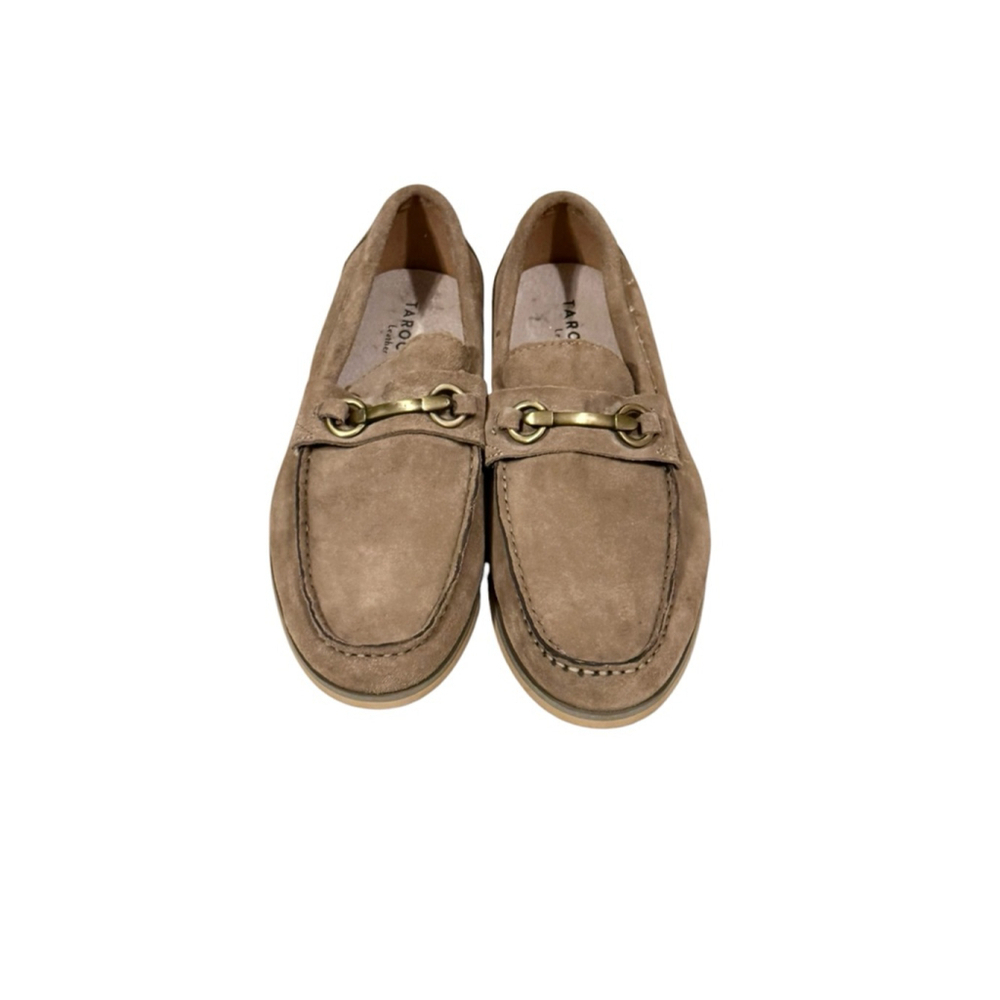 Tarocash Mens Taylor Suede Loafer Size 8 Natural Tan​​​ - Picture 5 of 9